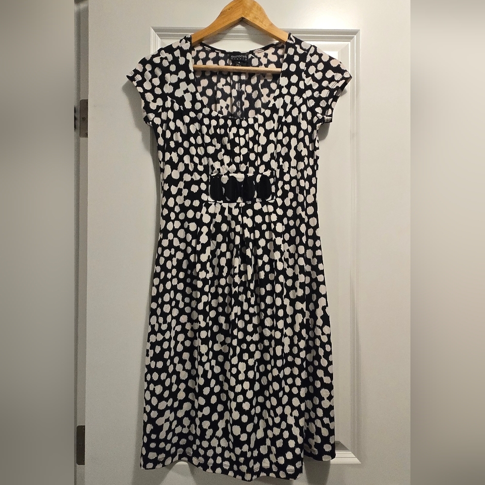 Enfocus Studio Black and White  Dress